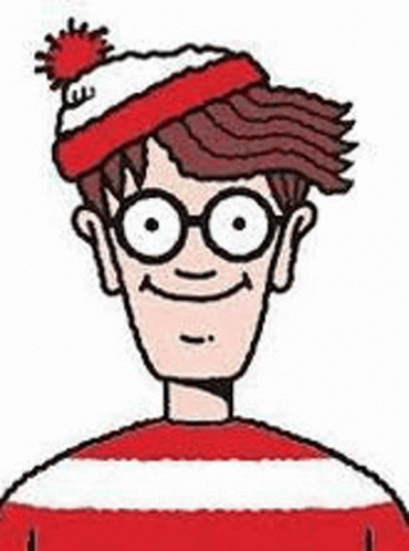 A Cartoon Of Where The Wild Things Are Wearing A Hat And Glasses And Smiling . GIF