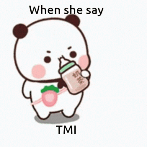A Cartoon Panda Bear Is Holding A Bottle Of Milk And A Strawberry . GIF