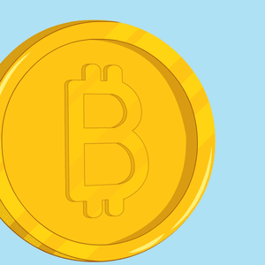 a cartoon penguin is standing next to a gold coin with a b on it