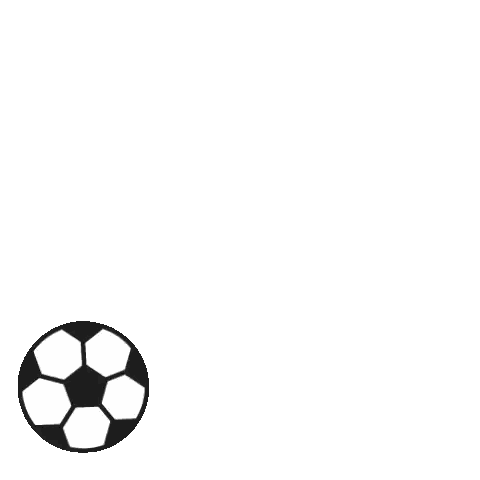 a cartoon rabbit wearing a blue and white scarf is holding a soccer ball