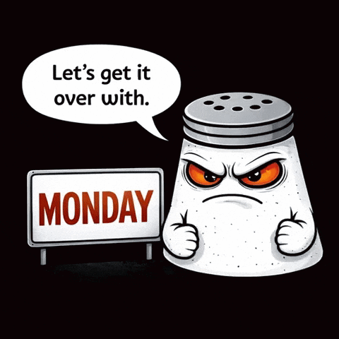 A Cartoon Salt Shaker Says Let 'S Get It Over With GIF
