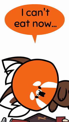 A Cartoon Says I Can 'T Eat Now GIF