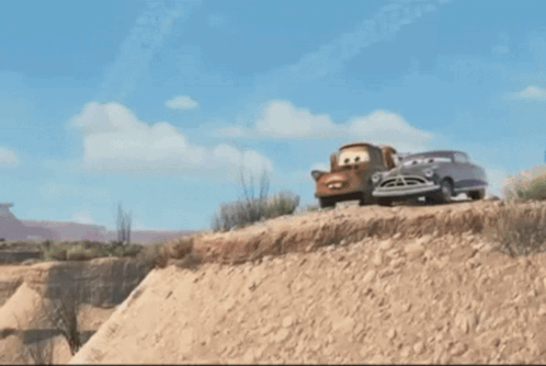A Cartoon Scene With The Words Hey Was That Floatin Like A Cadillac GIF