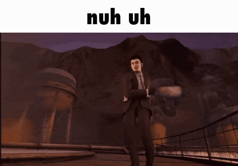 A Cartoon Scene With The Words Nuh Uh Written On The Bottom GIF