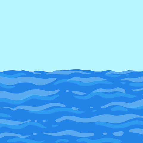 A Cartoon Shark With A Clock In Its Mouth GIF