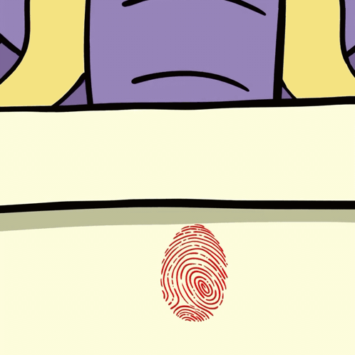 A Cartoon Shows A Fingerprint And The Words " You Are Not Responsible For Other People 'S Feelings " GIF