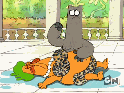 A Cartoon With A Cn Logo On The Bottom Left GIF