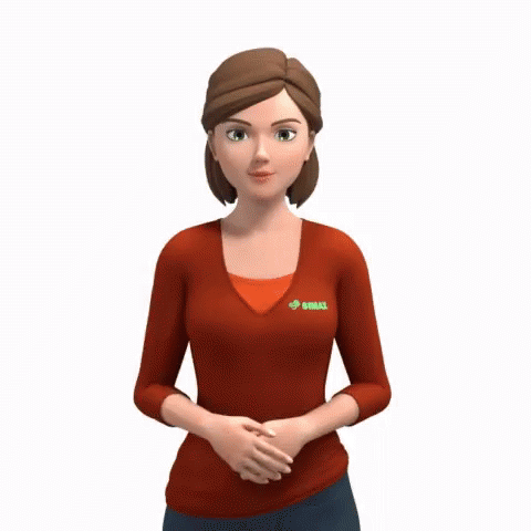 A Cartoon Woman Wearing A Red Shirt With The Word Brasil On The Front GIF