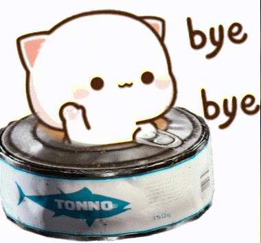 A Cat Is Sticking Its Head Out Of A Tuna Can GIF