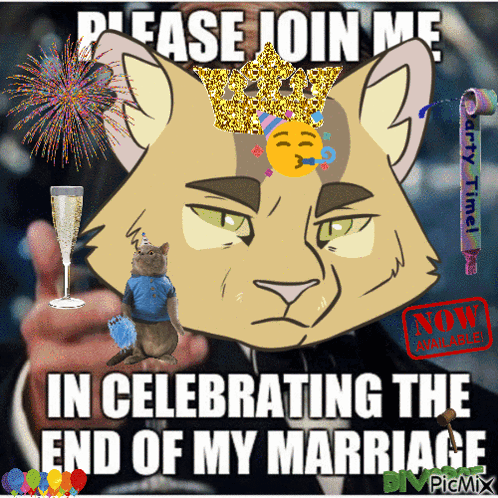 A Cat With A Crown On Its Head Is Asking For A Party GIF