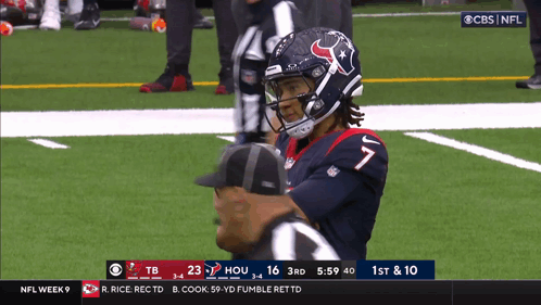 A Cbs Nfl Broadcast Of A Football Game GIF