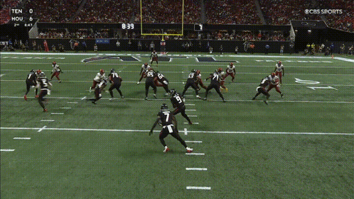 A Cbs Sports Broadcast Of A Football Game GIF