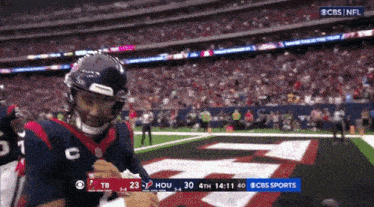 A Cbs Sports Broadcast Of A Football Game GIF