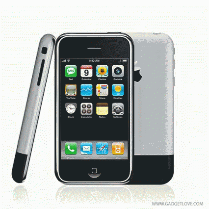 A Cell Phone With The Time Of 9:42 Am On The Screen GIF