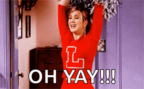 A Cheerleader With The Letter L On Her Shirt GIF