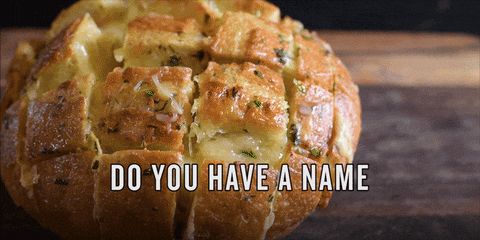 A Cheesy Baked Bread GIF