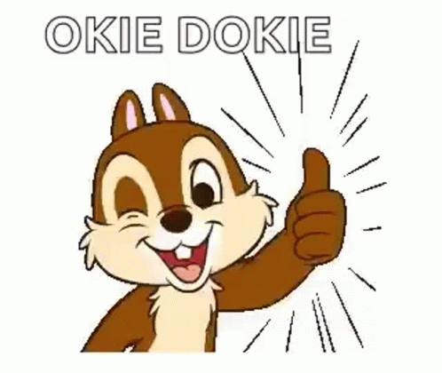 A Chipmunk From Disney Is Giving A Thumbs Up . GIF