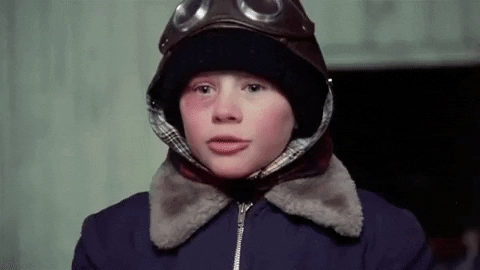 A Christmas Story Flick Want Quiet GIF
