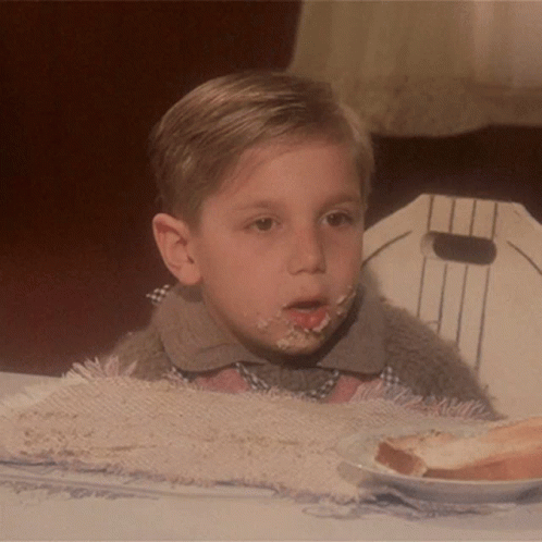 A Christmas Story Icing On Face GIF