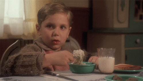 A Christmas Story Randy Eating GIF