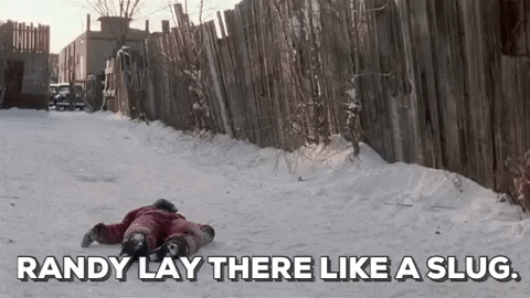 A Christmas Story Randy Lay Like A Slug GIF