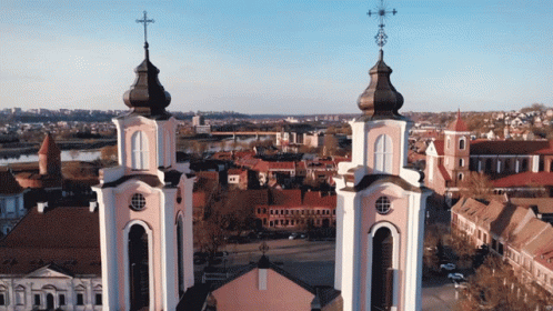 A Church With A Cross On The Top Of It GIF