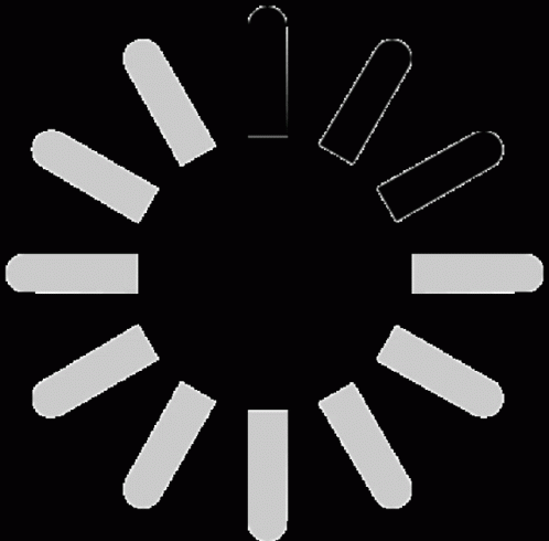 A Circle Of White Lines On A Black Background . GIF