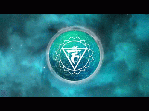 A Circle With A Triangle In The Middle And The Letter H On It GIF