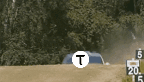 A Circle With The Letter T In It GIF