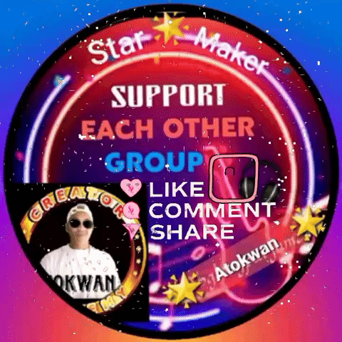 A Circle With The Words Support Each Other Group Like Comment Share GIF