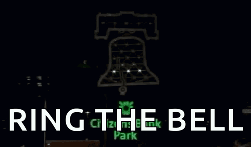A Citizen 'S Bank Logo That Says Ring The Bell On It GIF