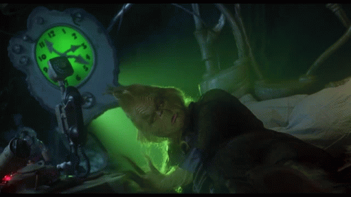 A Clock That Says ' I 'Ll Hunt You Down And Gut You Like A Fish ' On It GIF