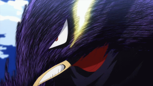 A Close Up Of A Bird With A Lightning Bolt Coming Out Of It 'S Eye GIF