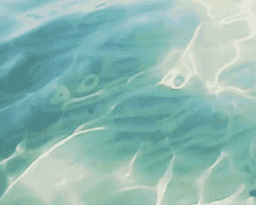 A Close Up Of A Blue Water Surface With A Website Url At The Bottom Of The Image GIF