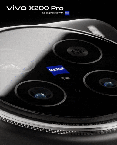 A Close Up Of A Camera With The Words Vivo X200 Pro GIF