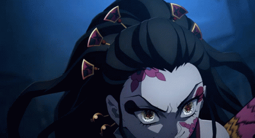 A Close Up Of A Cartoon Character 'S Face And Hair GIF