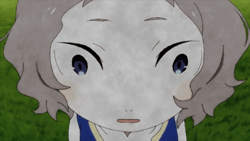 A Close Up Of A Cartoon Character 'S Face With A Blue Eye GIF