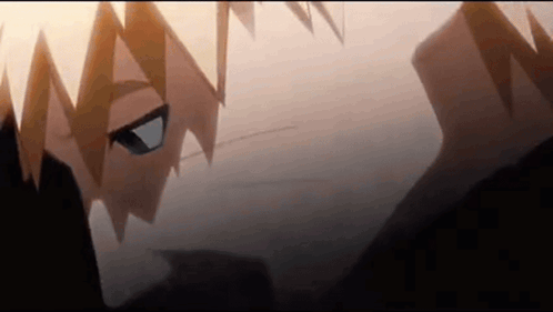 A Close Up Of A Cartoon Character 'S Face With A Blurry Background . GIF