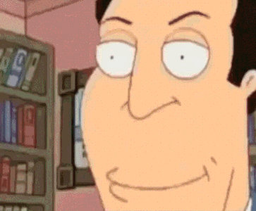 A Close Up Of A Cartoon Character 'S Face With A Funny Face . GIF
