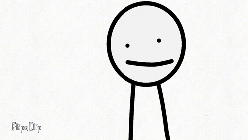 A Close Up Of A Cartoon Character 'S Face With A Hat On In The Dark . GIF