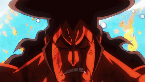 A Close Up Of A Cartoon Character 'S Face With A Hat On GIF