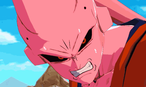 A Close Up Of A Cartoon Character 'S Face With A Red Eye GIF