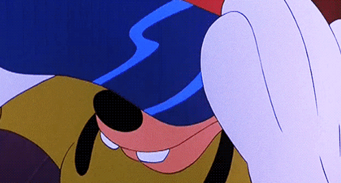 A Close Up Of A Cartoon Character 'S Face With A S On It GIF