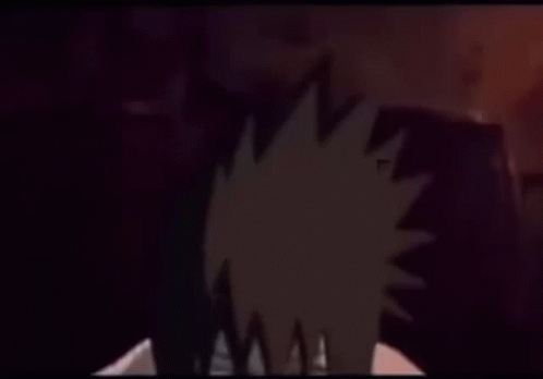 A Close Up Of A Cartoon Character 'S Face With A Scary Look On His Face . GIF