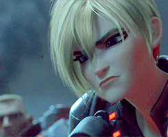 A Close Up Of A Cartoon Character 'S Face With A Serious Look On Her Face . GIF