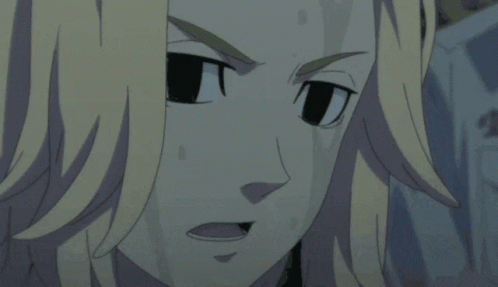 A Close Up Of A Cartoon Character 'S Face With A Serious Look On His Face GIF