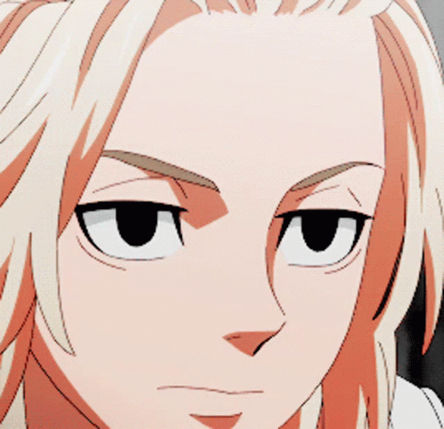 A Close Up Of A Cartoon Character 'S Face With A Serious Look On His Face GIF