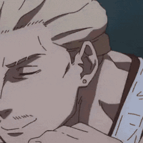 A Close Up Of A Cartoon Character 'S Face With A Smile On His Face GIF