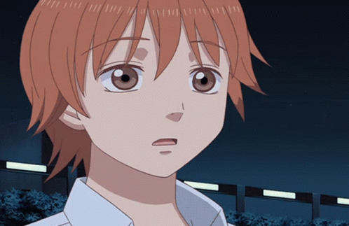 Close Up Of Surprised Cartoon Character Face GIF