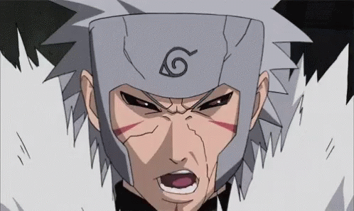 A Close Up Of A Cartoon Character 'S Face With A Swirl On His Head GIF